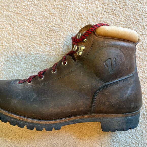 Vintage Vasque Mountain Hiking Boots Women's Size 10D Brown Leather 7508 - Picture 7 of 12